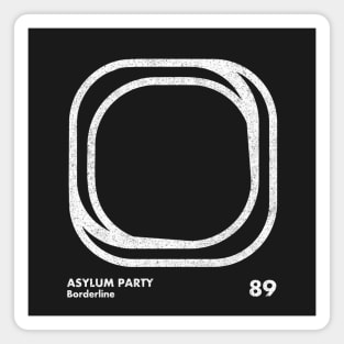 Asylum Party / Minimal Graphic Design Tribute Magnet